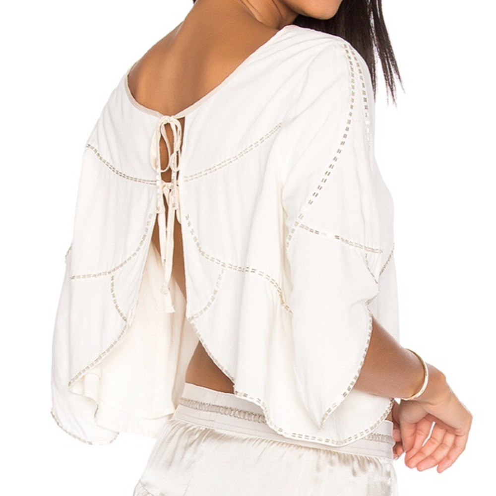 Flannel AU. Mirage open back top